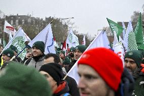 Farmers Demonstrate Against the EU-Mercosur Agreement - Strasbourg