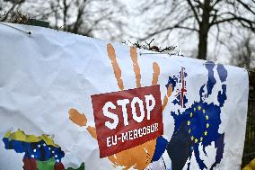 Farmers Demonstrate Against the EU-Mercosur Agreement - Strasbourg