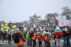 Farmers Demonstrate Against the EU-Mercosur Agreement - Strasbourg