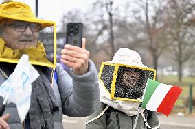 Farmers Demonstrate Against the EU-Mercosur Agreement - Strasbourg