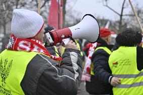 Farmers Demonstrate Against the EU-Mercosur Agreement - Strasbourg