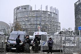 Farmers Demonstrate Against the EU-Mercosur Agreement - Strasbourg