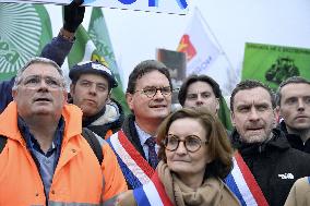Farmers Demonstrate Against the EU-Mercosur Agreement - Strasbourg