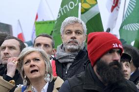 Farmers Demonstrate Against the EU-Mercosur Agreement - Strasbourg