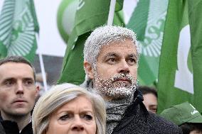 Farmers Demonstrate Against the EU-Mercosur Agreement - Strasbourg