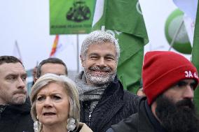 Farmers Demonstrate Against the EU-Mercosur Agreement - Strasbourg