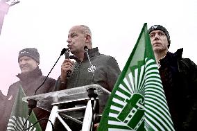 Farmers Demonstrate Against the EU-Mercosur Agreement - Strasbourg