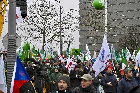 Farmers Demonstrate Against the EU-Mercosur Agreement - Strasbourg