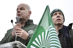 Farmers Demonstrate Against the EU-Mercosur Agreement - Strasbourg