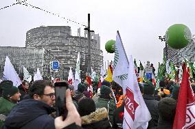 Farmers Demonstrate Against the EU-Mercosur Agreement - Strasbourg