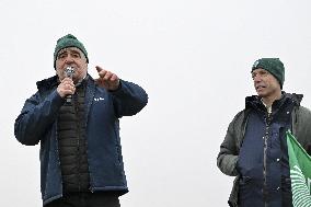 Farmers Demonstrate Against the EU-Mercosur Agreement - Strasbourg