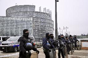 Farmers Demonstrate Against the EU-Mercosur Agreement - Strasbourg