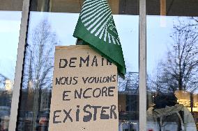Farmers Demonstrate Against the EU-Mercosur Agreement - Strasbourg
