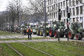 Farmers Demonstrate Against the EU-Mercosur Agreement - Strasbourg