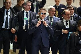 Macron at World Economic Forum annual meeting - Davos