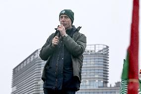 Farmers Demonstrate Against the EU-Mercosur Agreement - Strasbourg