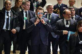 Macron at World Economic Forum annual meeting - Davos