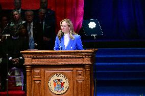 State Of New Jersey Inauguration Ceremony For Governor And Lieutenant Governor