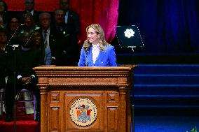 State Of New Jersey Inauguration Ceremony For Governor And Lieutenant Governor