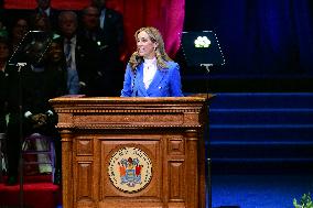 State Of New Jersey Inauguration Ceremony For Governor And Lieutenant Governor