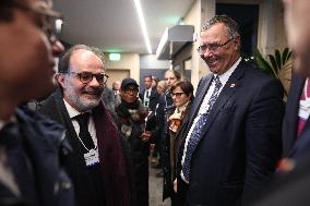 Macron at the Business France event during World Economic Forum annual meeting - Davos