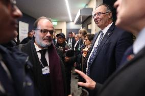 Macron at the Business France event during World Economic Forum annual meeting - Davos
