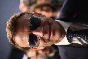 Macron at the Business France event during World Economic Forum annual meeting - Davos