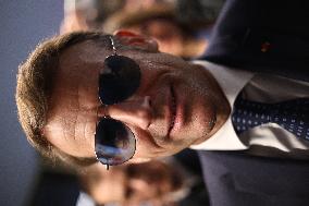 Macron at the Business France event during World Economic Forum annual meeting - Davos