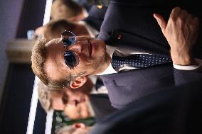 Macron at the Business France event during World Economic Forum annual meeting - Davos