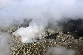 Missing helicopter on Mt. Aso