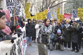 Anti-Trump rally in New York