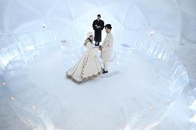 Northern Japan hotel made of ice