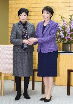 Japan PM Takaichi meets Tokyo Gov. Koike