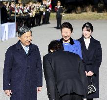 Imperial police officers' New Year parade