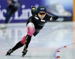 Speed skating: World Cup in Inzell