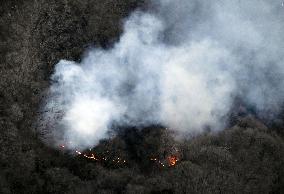 Wildfire in Gunma Pref.