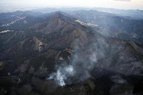 Wildfire in Gunma Pref.