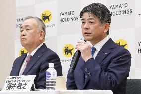 Yamato Holdings President Change Press Conference