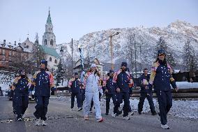 Milan-Cortina Winter Olympics torch relay