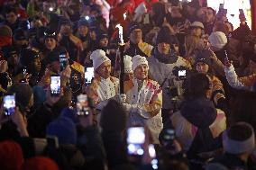 Milan-Cortina Winter Olympics torch relay