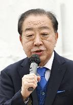 Campaigning for general election in Japan