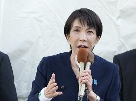 Campaigning for general election in Japan