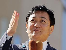 Campaigning for general election in Japan