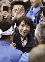 Campaigning for general election in Japan