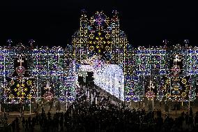 Illumination event in Kobe in memory of quake victims