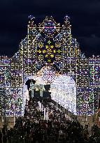 Illumination event in Kobe in memory of quake victims