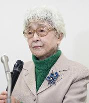 Abductee's mother Sakie Yokota