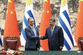 Uruguayan president in Beijing