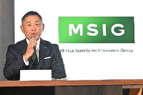 Sumitomo Mitsui Marine & Fire Insurance President Change Press Conference
