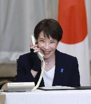 PM Takaichi congratulates Kimura on Olympic snowboarding win